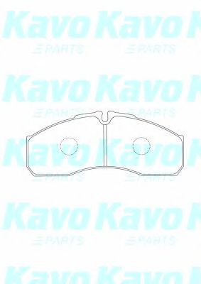 KAVO PARTS bp6615 -  Комплект тормозных колодок, дисковый тормоз